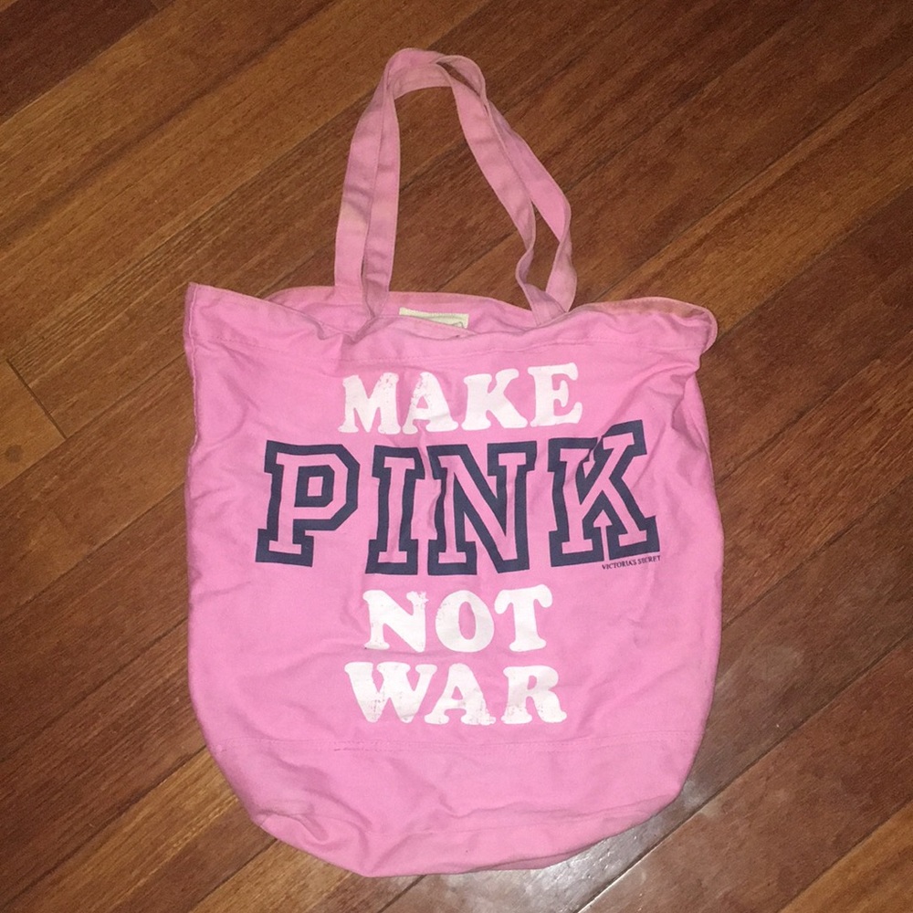 5️⃣for $25 🍋 Make PINK Not War VS Pink tote